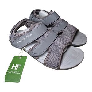 Hike Footwear Ergonomic Barefoot Sandals Unisex EU Size 37/ US Womens 7 Gray NWT